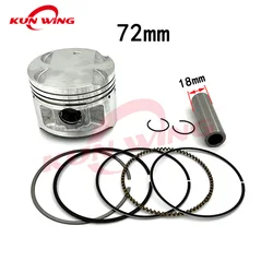 GN250 72mm +25~100 Piston Ring Kit for Suzuki GN250 DR250 GZ250 TU250 GN DR GZ TU 250 Motorcycle Engine Spare Parts