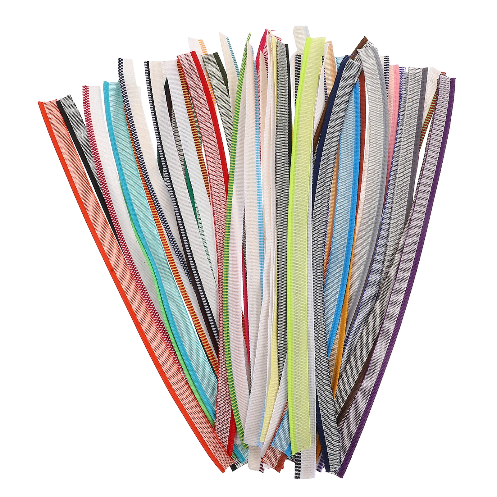48 Pcs Bookbinding Headbands Endbands Cloth Binding Strap Repair Rebinding Supplies Diy Decorative Weave Colors
