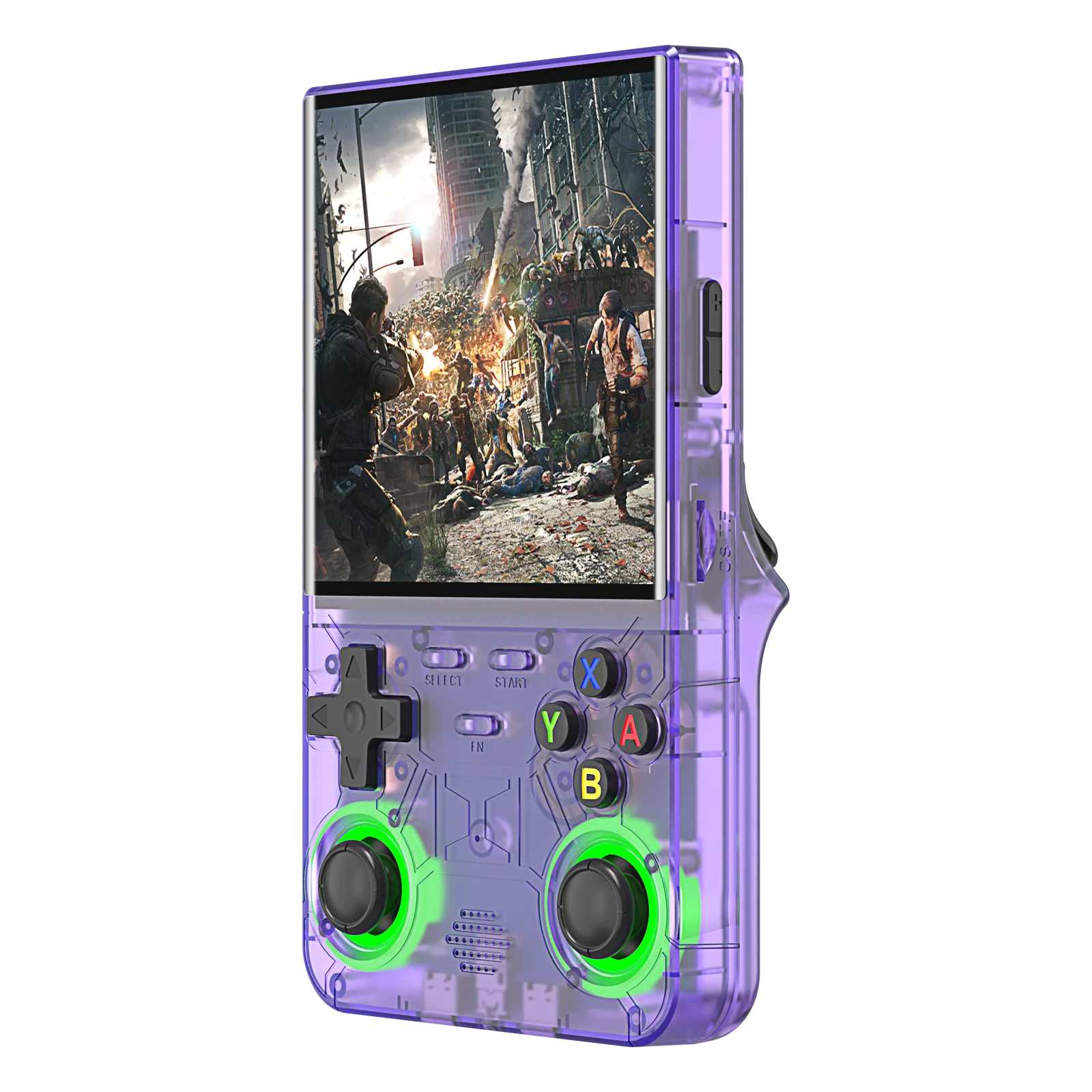 R36 Ultra Console Portable Retro Game 4‘’ IPS Screen Handheld Game Players Emulator Pocket Video Player 64G/128G image 3