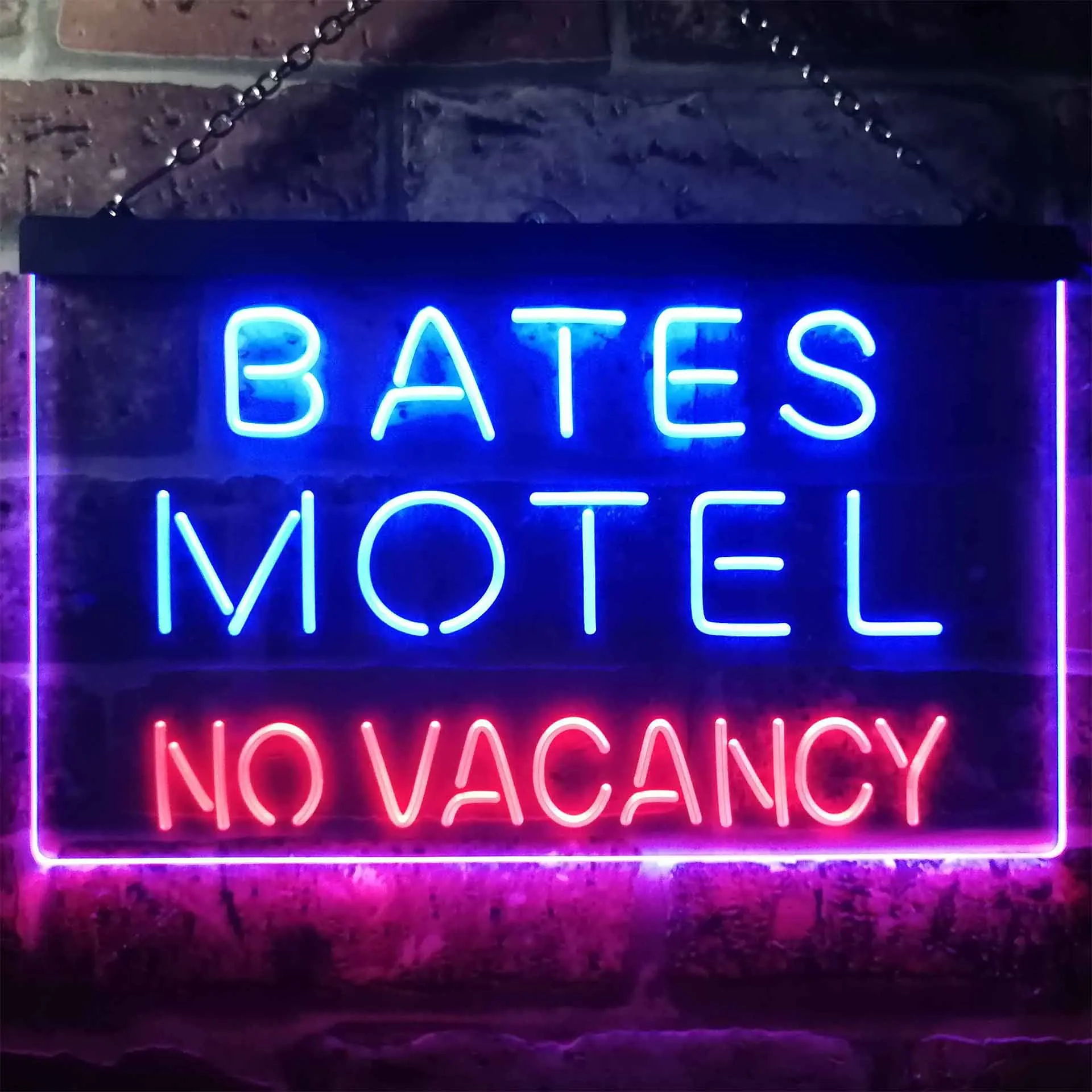 

Bates Motel No Vacancy Halloween LED Neon Sign