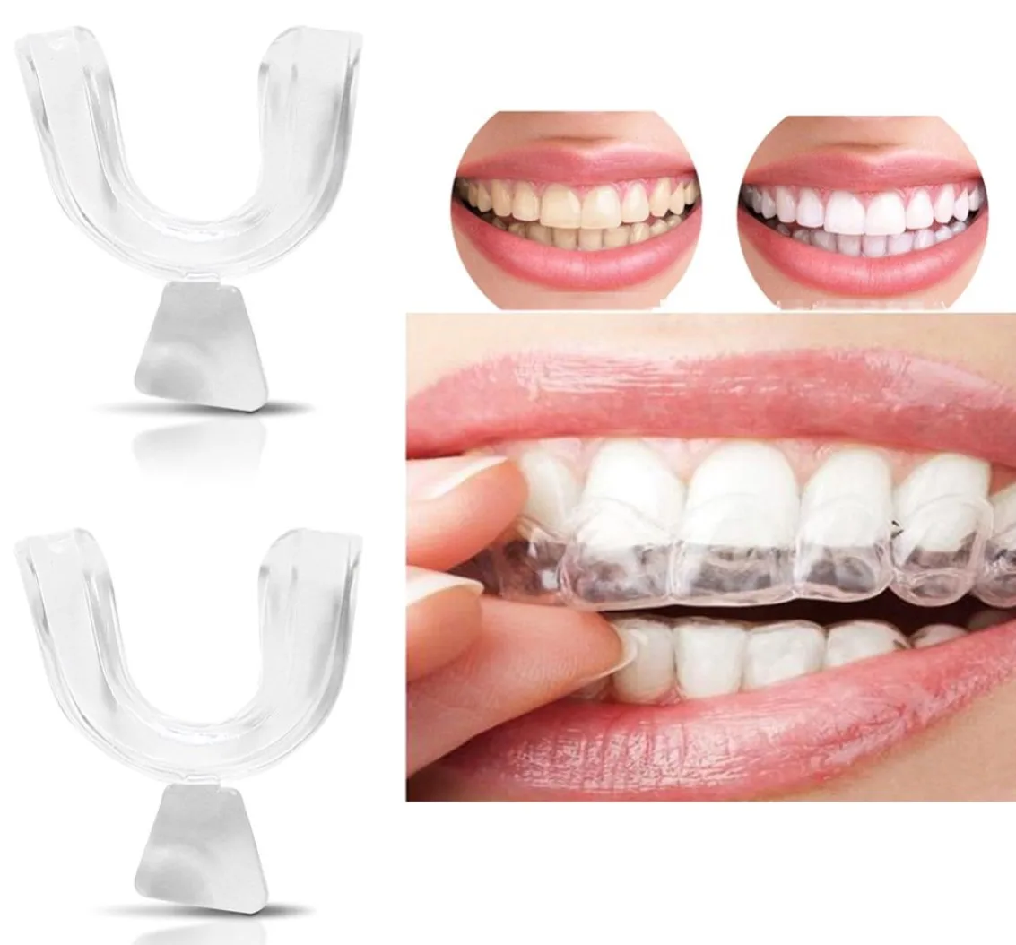 

10 Pcs Oral Hygiene Silicone Mouth Guard for Teeth Clenching Grinding Dental Bite Sleep Aid Whitening Teeth Mouth Tray