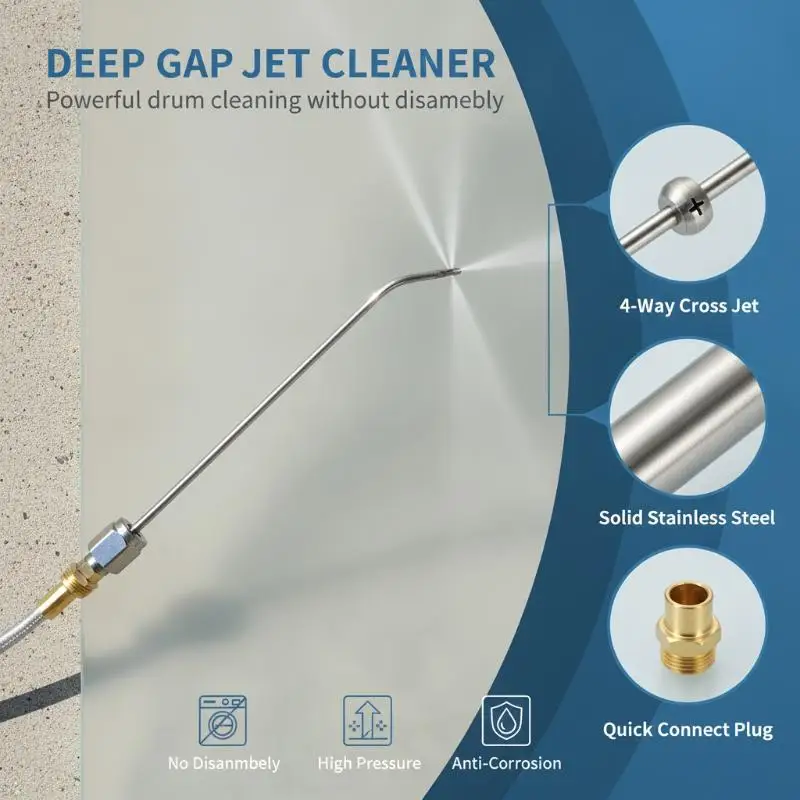 Leak Proof High Pressure Cleaning Needle Nozzle Stainless Steel 1/4