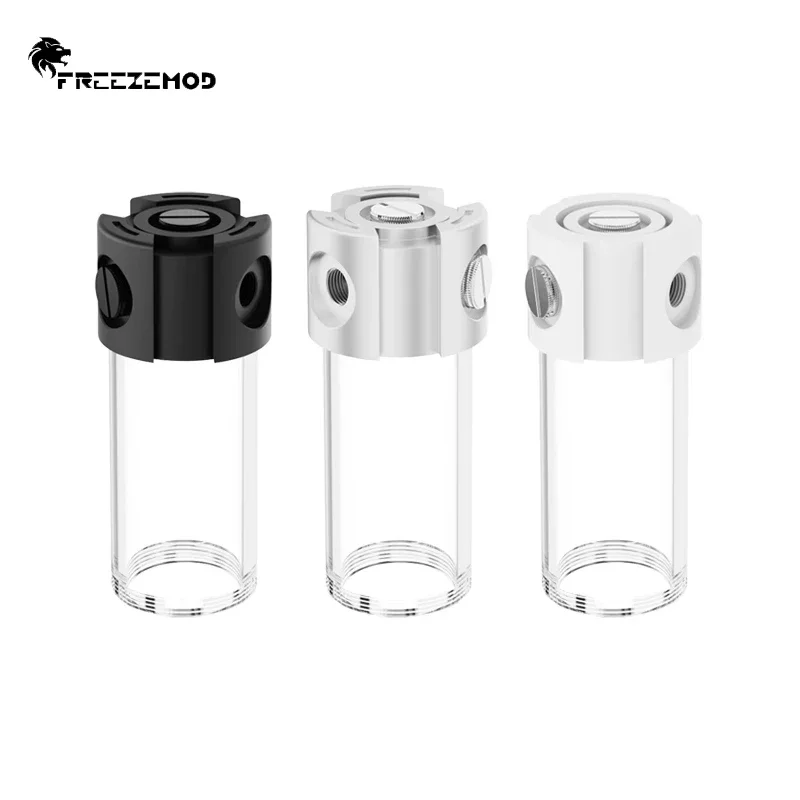 FREEZEMOD PC Water Cooling Reservoir Res OD50mm,Acrylic Cylinder Water Tank 85/135/185/235/285/335/385mm