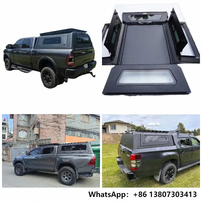 Top-level Pickup Hardtop Canopy for Hilux Isuzu D-Max Mitsubishi Triton Topper Aluminium Waterproof Truck Camper Shells