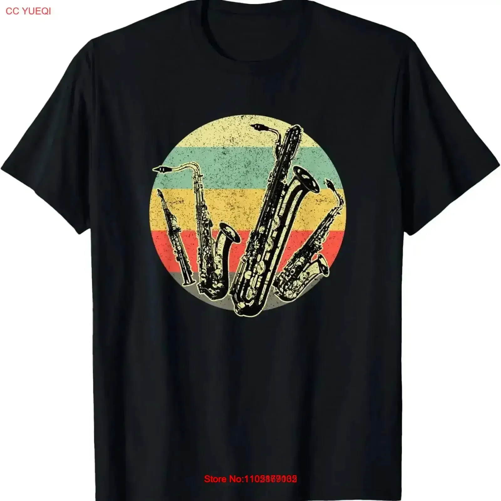 Alto Tenor Soprano Bari Baritone Sax Saxophone Player T Shirt vintage Washed Slightly Comfortable Versatile Stylish vintage