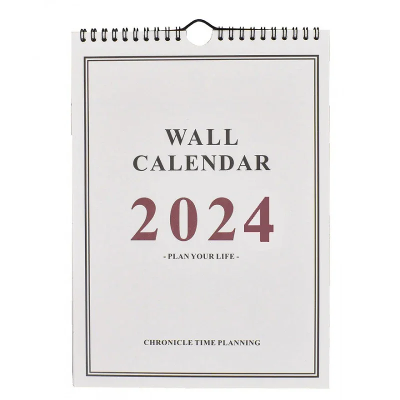 2024 Simple Wall Calendar Weekly Monthly Daily Planner Agenda Organizer Home Office Hanging Wall Calendar Daily Schedule Planner