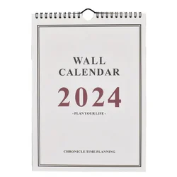 2024 Simple Wall Calendar Weekly Monthly Daily Planner Agenda Organizer Home Office Hanging Wall Calendar Daily Schedule Planner