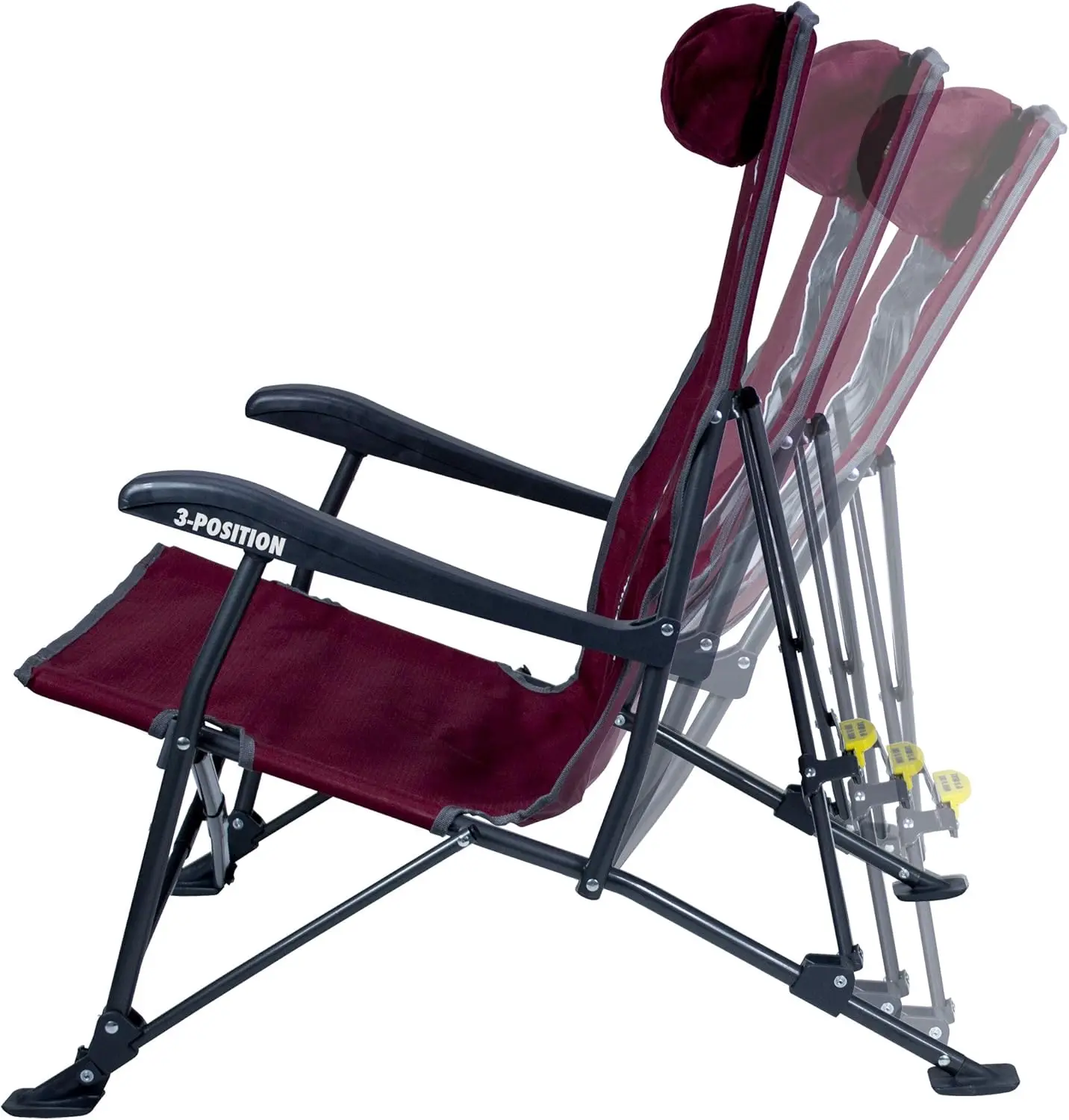 كرسي تخييم مستلق منخفض الركوب #4