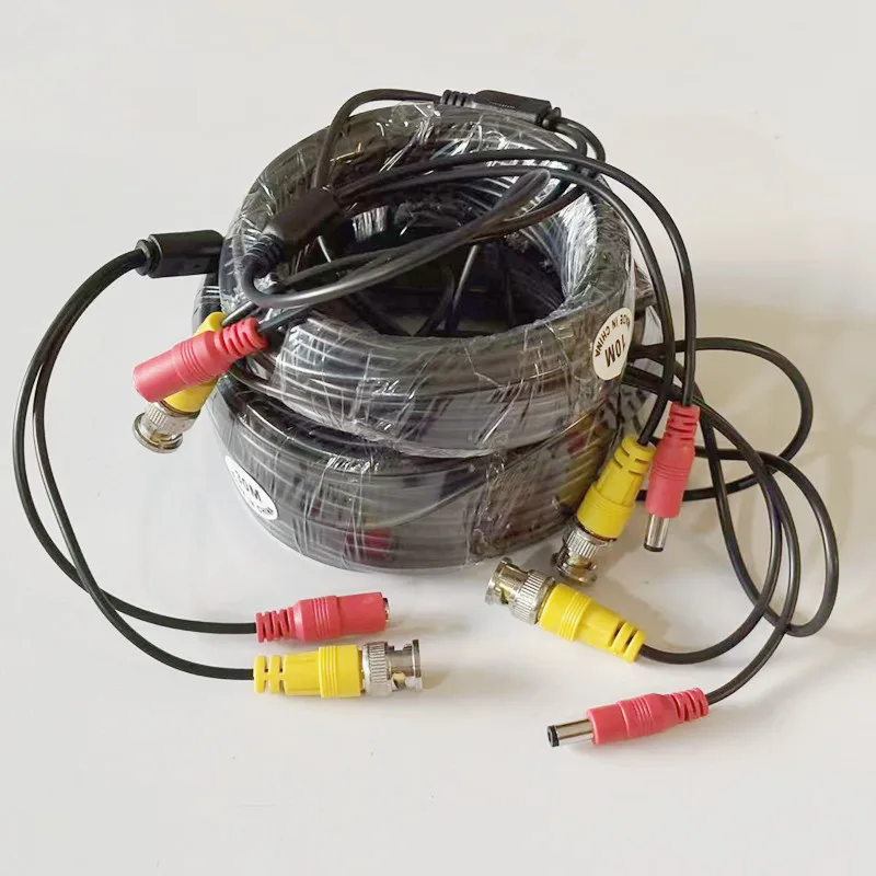 5/10/20/30M BNC Cable For CVBS CCTV DVR Camera Recorder System Accessories Video Cable DC Power Security Surveillance BNC Cable
