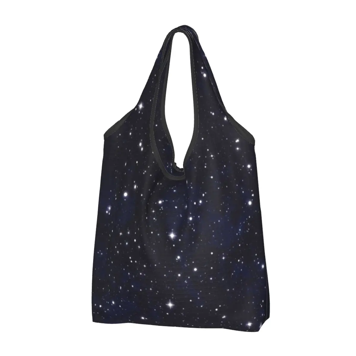 Sac fourre-tout portable personnalisé Funny Night Sky, Space Galaxy, sac de shopping pour l'épicerie initiée