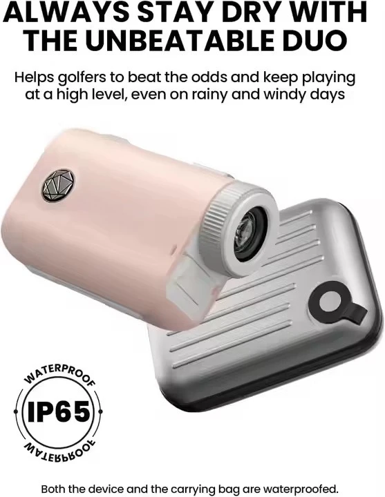 PF1 Pink Outdoor Hand Held Laser Rangefinder With Golf Slope Compensation Golf Distance Meter Laser