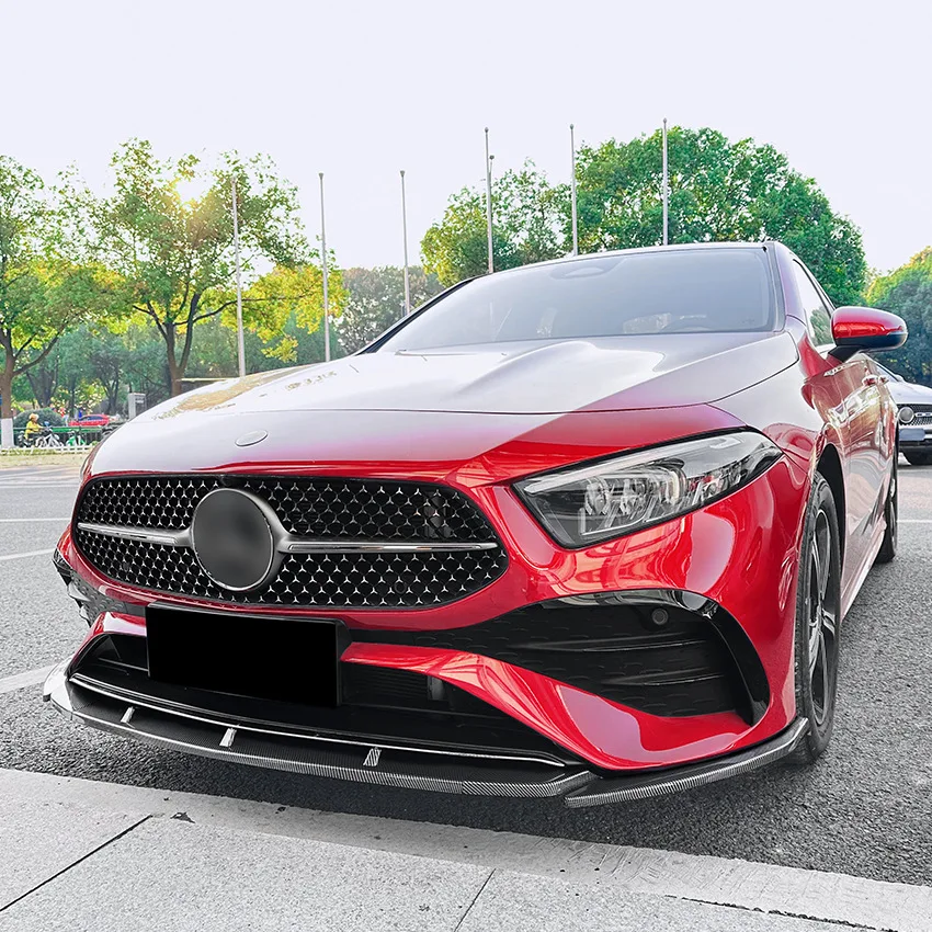 

Для 2023-2026 года Benz A-Class W177 A35 AMG хэтчбек, передний бампер, диффузор, разделитель губ, комплект кузова, аксессуары, спойлер