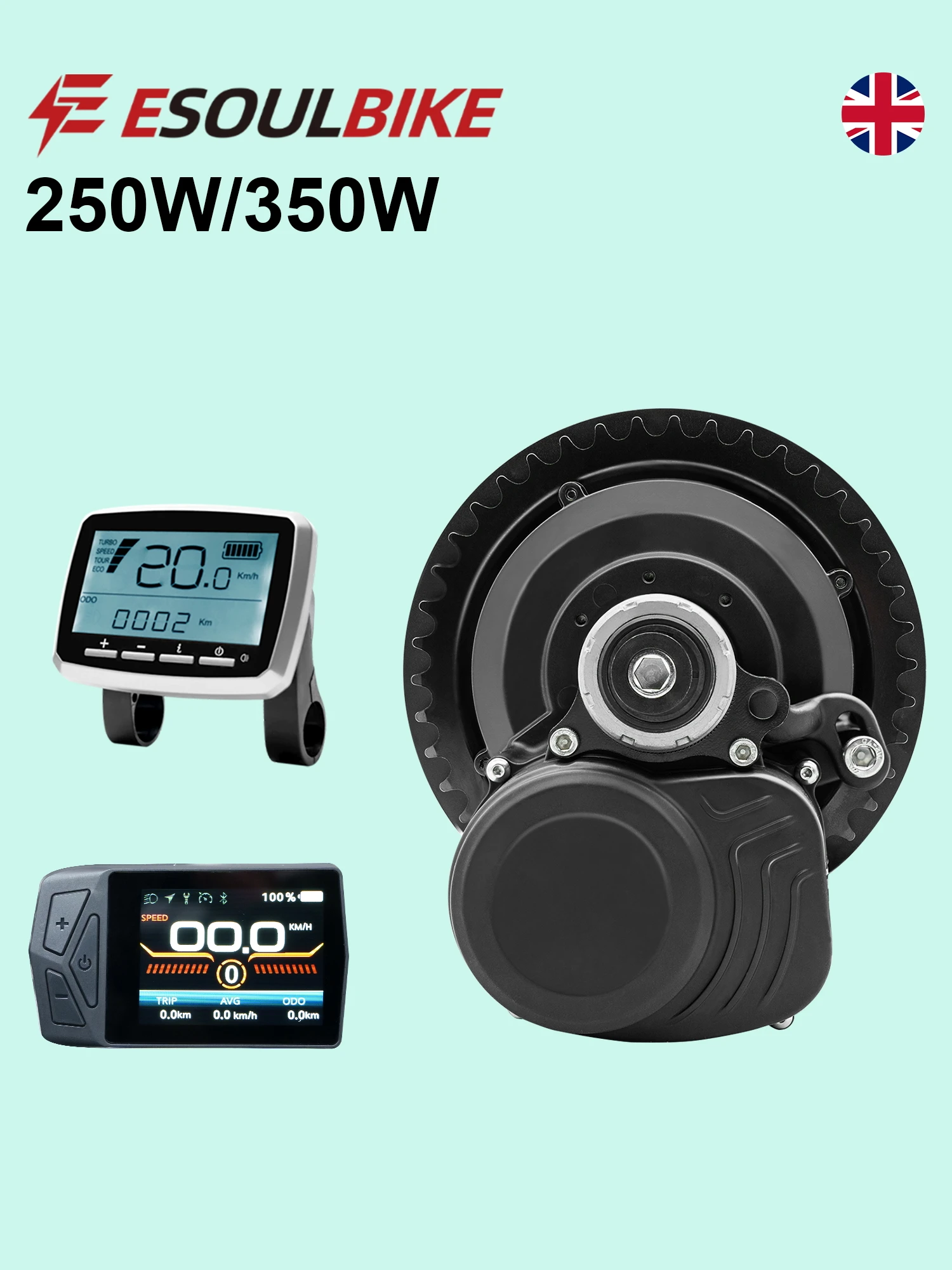 AliExpress TONGSHENG Tongsheng TSDZ2B 250W 350W Motor Kit Torque Sensor Mid Drive ebike kits Conversion Engine Electric Bike VLCD5 DFL11