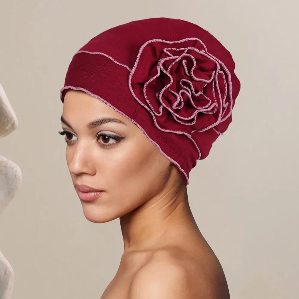 Comfortable Cancer Headwrap Soft Chemo Headwear for Women with Hair Loss Elastic Chemotherapy Hats Turbans for Sleep for Hair