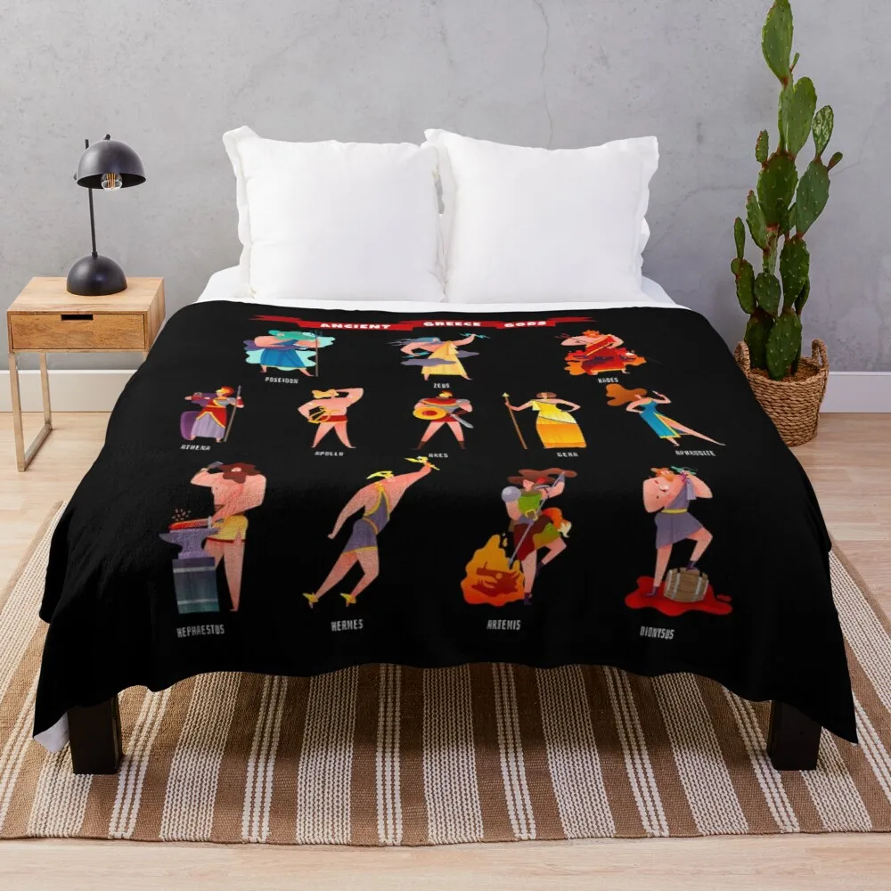 

Greek Gods Greek Mythologie Ancient Legends Throw Blanket WarmBlanket