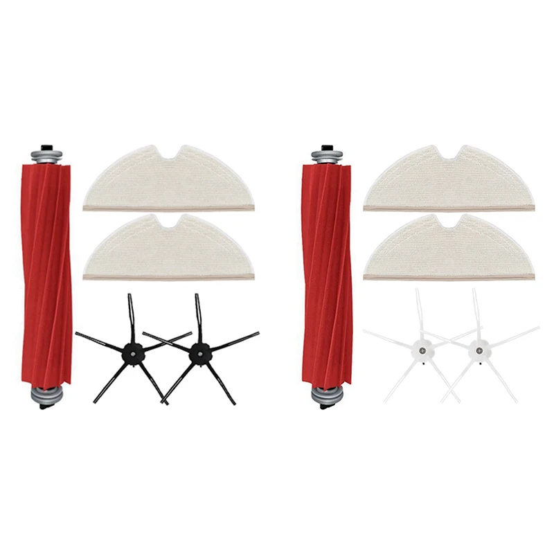 Kit acessório para Roborock, Q7 Max, Q7 Max, Q7 Max Plus, escova lateral, panos de esfregão, escova principal