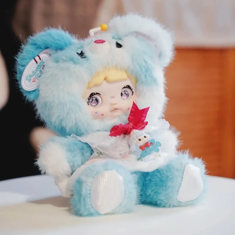 ノミの本物のぬいぐるみ、幼少期シリーズの初回限定版、プラッシュブラインドボックス、流行のおもちゃ、かわいいバッグペンダント、女の子の誕生日プレゼント