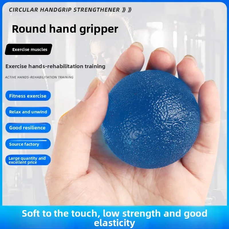 

Hand Training TPE Grip Ball Round Hand Grip Rehabilitation Wrist Strength Colorful Elastic Stress Relief Ball