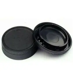 2 Packs Camera Body Cap & Rear Lens Cap Set For Nikon DSLR And SLR Lens D810 D750 D5600 Body Cap Kit Camera Accessories