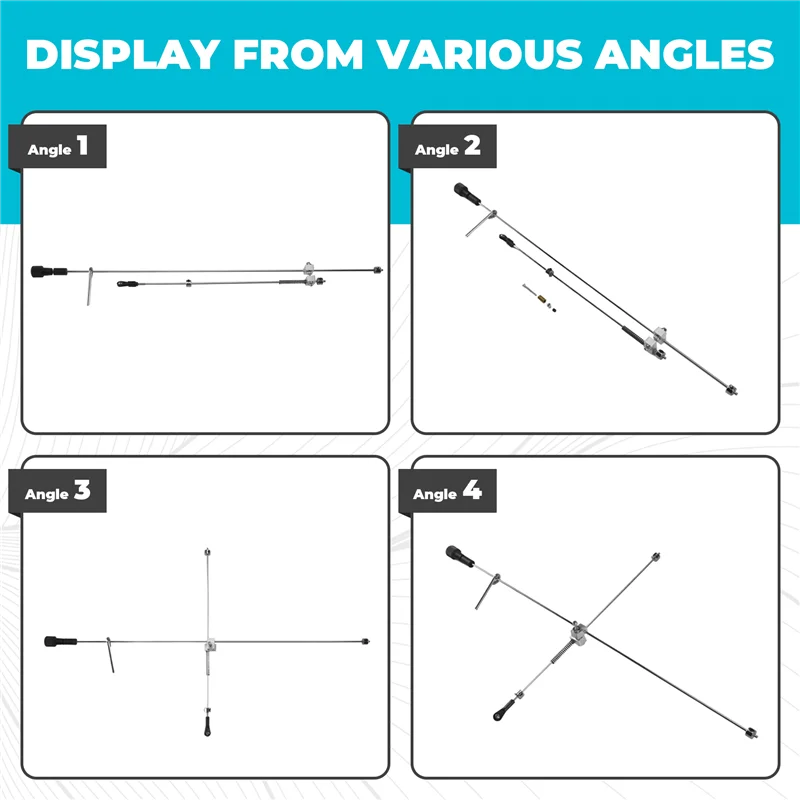 TNKIG-Opgewaardeerde Rem Gaskoppeling Remhendel Set Voor 1/5 Schaal HPI Rovan Baja 5B 5T 5SC KM Rc Auto Onderdelen