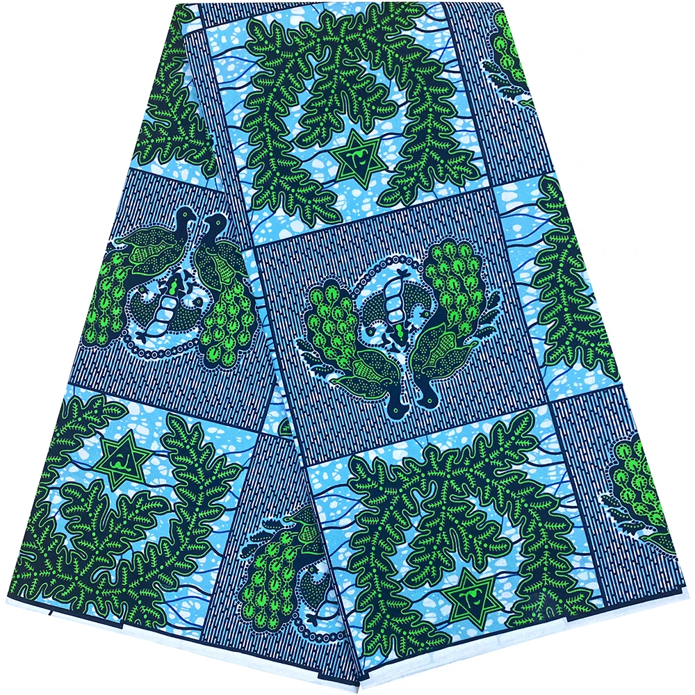 

Прочная африканская ткань с принтом и вощеной краской из 100% полиэстера для штор