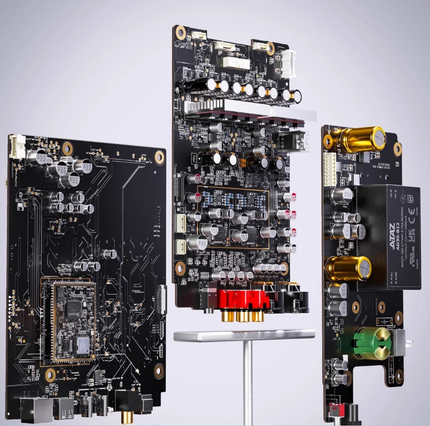 FiiO K15 سطح المكتب DAC ومضخم ضوت سماعة الرأس الراقية AKM DAC AK4497S * 2 مع شاشة لمس 3.93 بوصة 2.4G/5G ثنائي النطاق WIFI مخصص