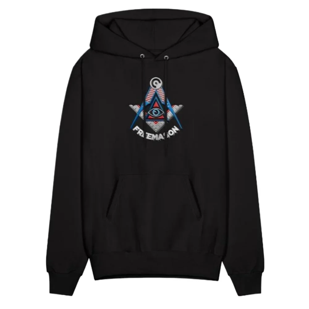 Freemason Square & Compass Masonic Fraternal Mason Pullover Hoodie New Comfortable Cotton Casual Mens Sweatshirt Streetwear