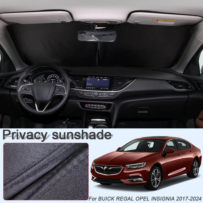 Car Black Windows Privacy Sunshade For BUICK REGAL OPEL INSIGNIA 2017-2024 Auto Anti-UV Heat Insulation Protect Cover Accessory