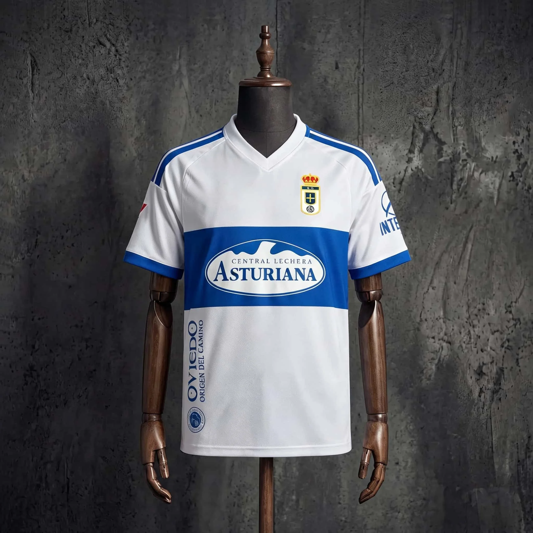 Neue 2026-27 Saison Real Oviedo Heim- & Auswärtstrikots Herren Y2K-Stil Atmungsaktives Kurzarm-Sport-T-Shirt Familien-Matching – Detail 6