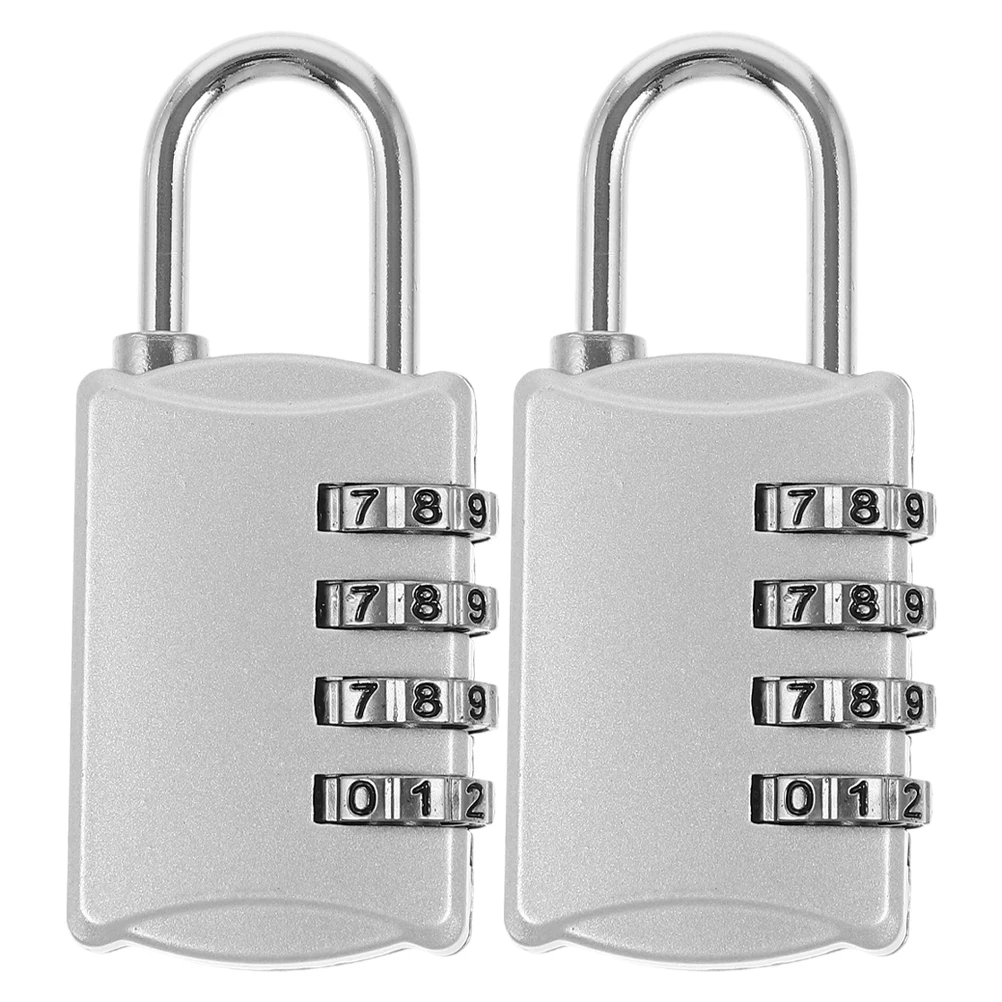 

2pcs Touchscreen Button Waterproof Digital Code Lock Outdoor Combination Padlock High Security Metal Door Lock For Warehouse
