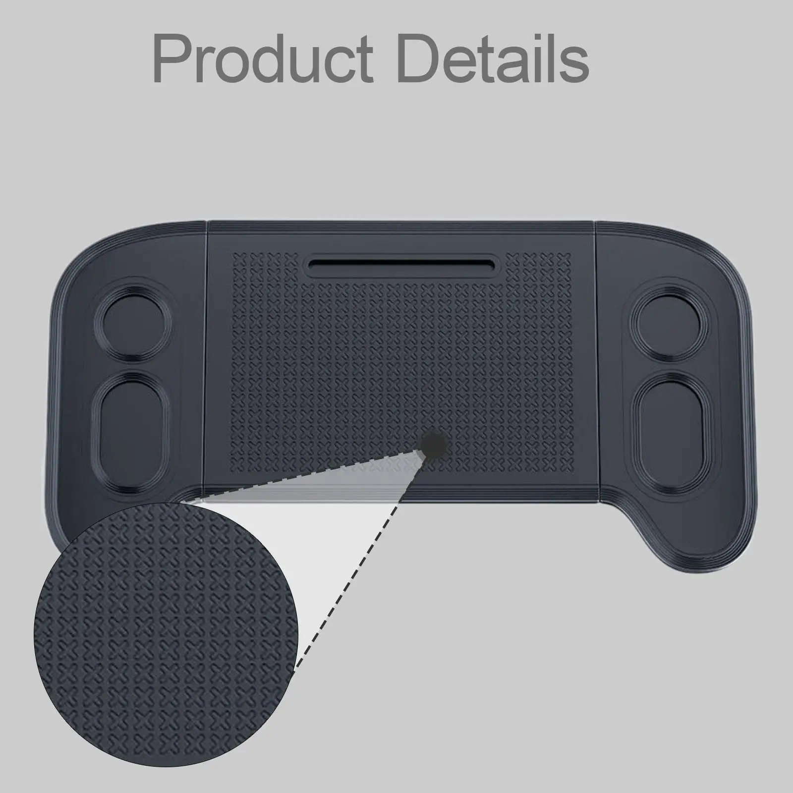 

Folding Tray Desk for Laptop in Vehicle 65x37cm for Makeup with 10kg Weight Capacity Accessories Car Steering