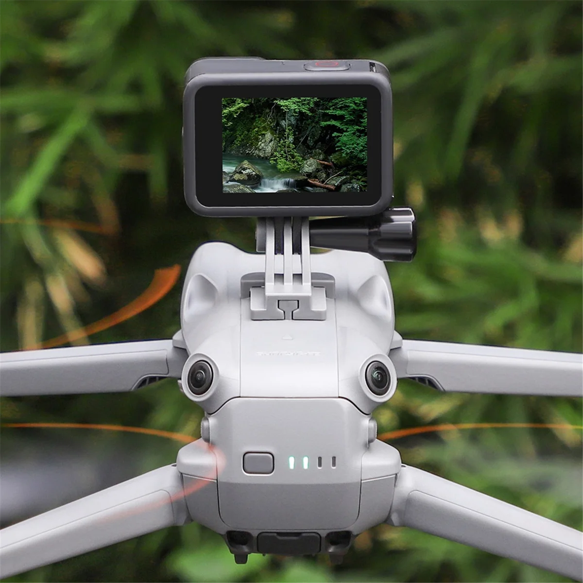 SUNNYLIFE for Air 3 Mount GoPro12/Insta360 GO3 Sports Camera Bracket_BSH