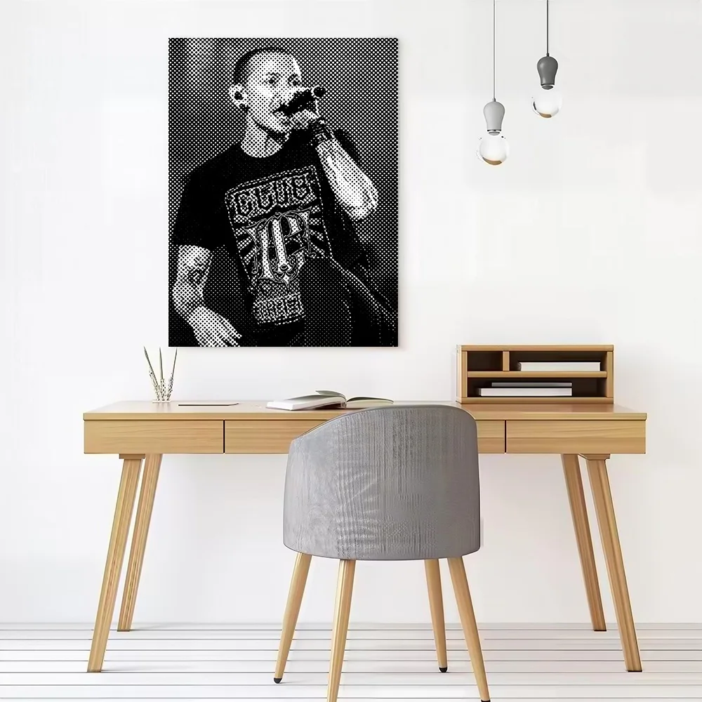 Chester Bennington Poster Customizable Printed Canvas Painting for Pictures Wall Art Gaming Room Decoration Aesthetic Wand Deko