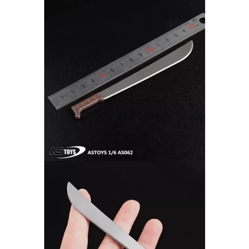 AS062 1/6 Scale Long Knife Sword Scene Accessory Machete Knife  Weapon Model for 12inch Soldier Action Figure Doll