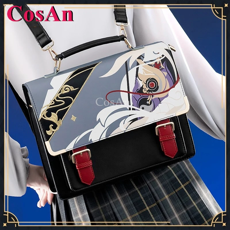 CosAn Game Honkai Impact 3 Fu Hua Cosplay Theme Impression Pack Daily Preppy Commuter Backpack Messenger Bag Lovely Itabag New view 2