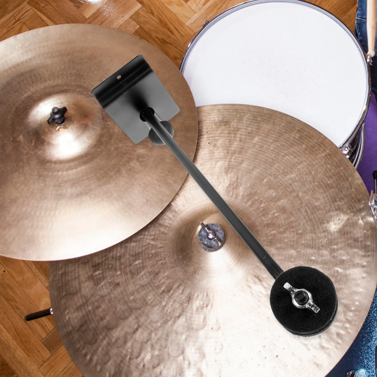 

Cymbal Display Stand Wall Mount Metal Hanging Holder Bracket Drum Rack Support Storage Sturdy Iron Cymbal Arm Stand Boom Clamp