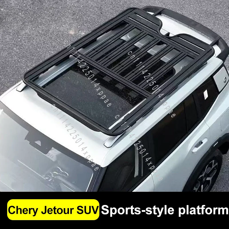 High-quality Black Aluminum Alloy, Easy-to-install Rooftop Off-road Equipment Modification Parts, 300kg