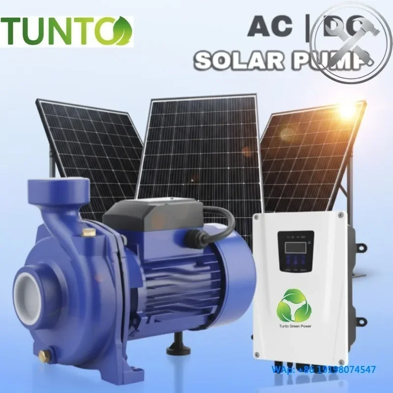 

48VDC Solar Surface Water Pump Kit 1Inch DC Motor Solar Irrigation Pump for Garden Farm Water System