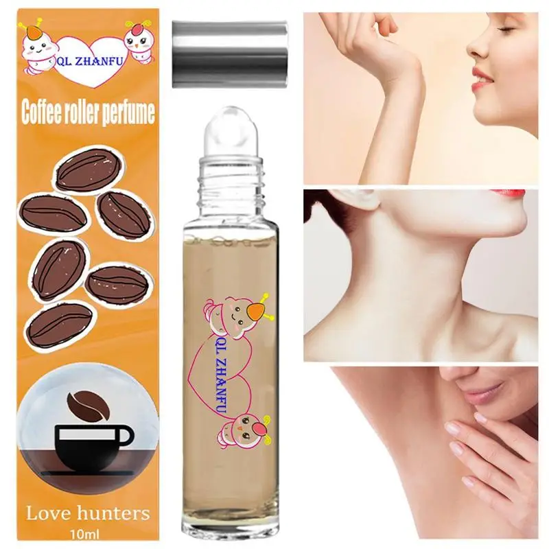 10ml Coffee Pheromones Perfume Pheromones Roll-On Perfume Unisex Lure Perfume Pheromone Oils Intimate Partner Erotic Perfume