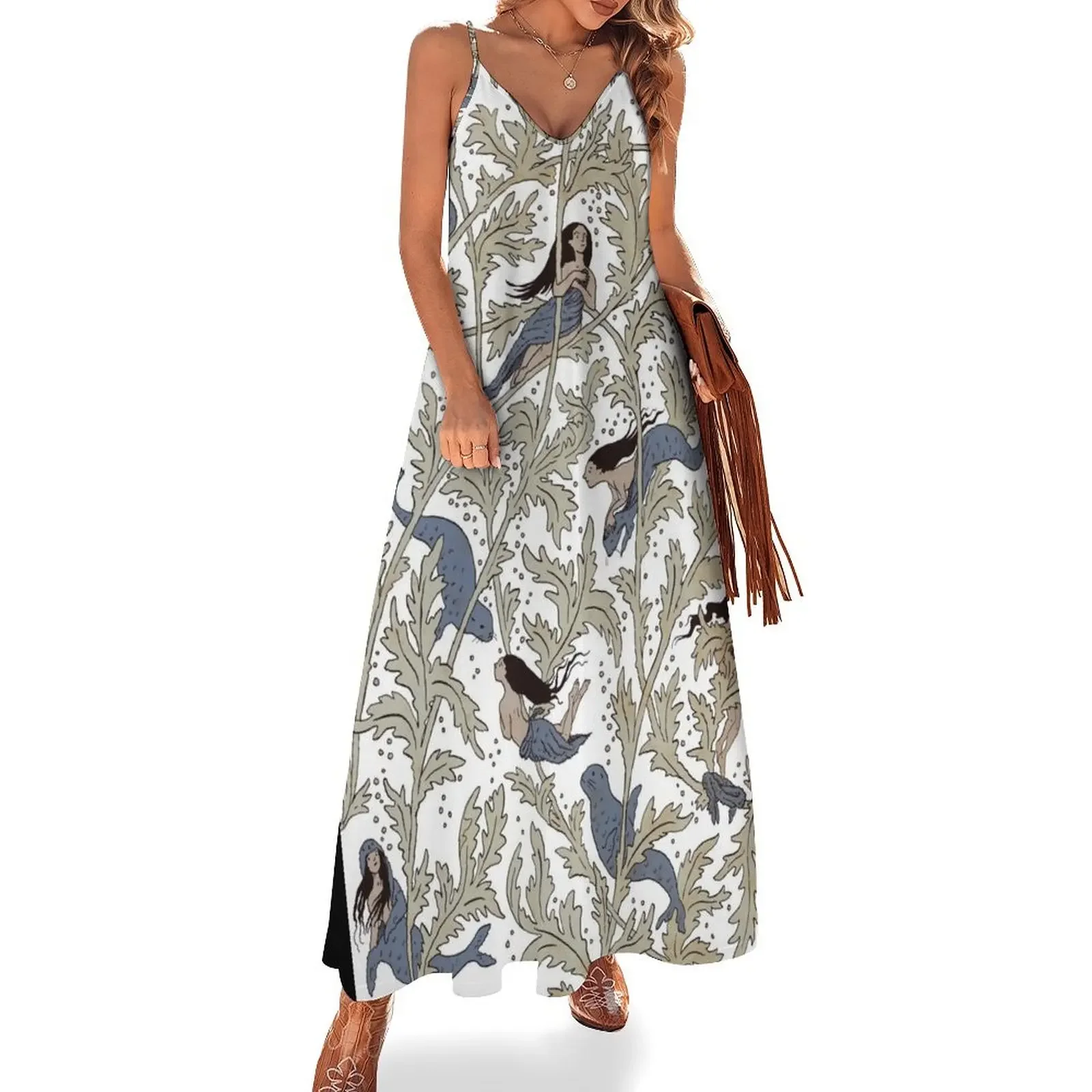 

A swirl of selkies Sleeveless Dress Clothing festival outfit women Dress