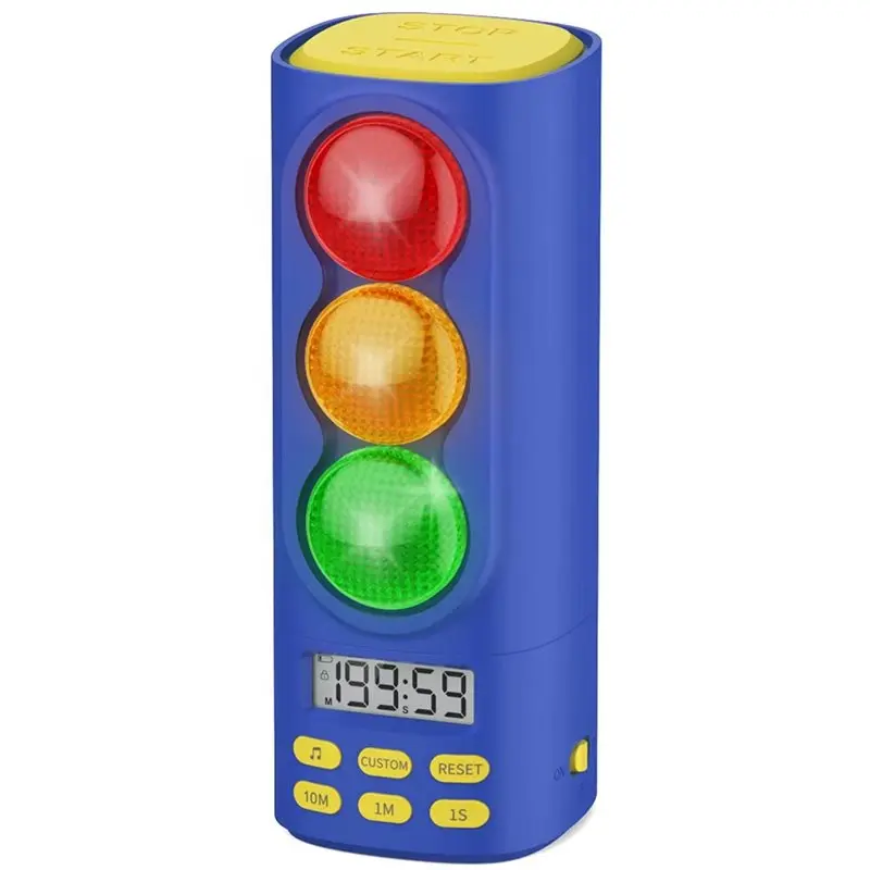 A008 Kids Digital Visual Timer With Signal Light LCD Display New 200 Minute Countdown Stopwatch Time Management Tool