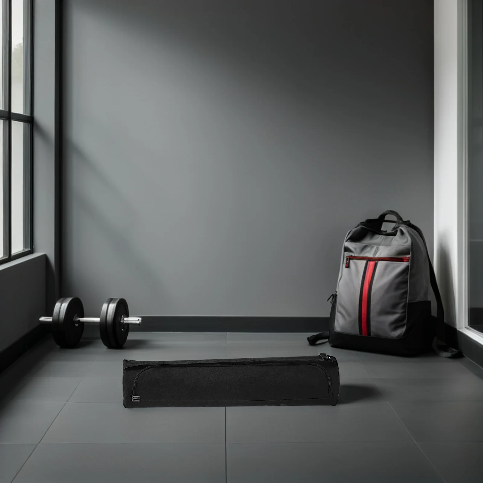 

2Pcs Fitness Equipment Bag Extra Padding Reinforced Stitching Portable Yoga Mat Carry Case with Soft Strap for Long Commutes and