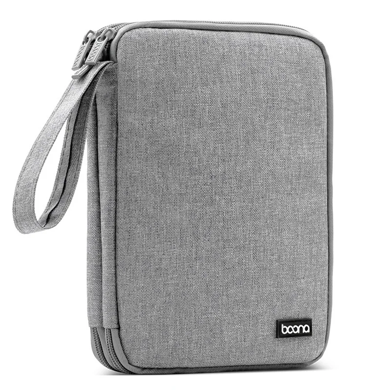 Large Capacity Data Cable Storage Bag Travel Electronics Accessories Organizer Pouch for HDD Adapter Memory Card Digital Gadgets
