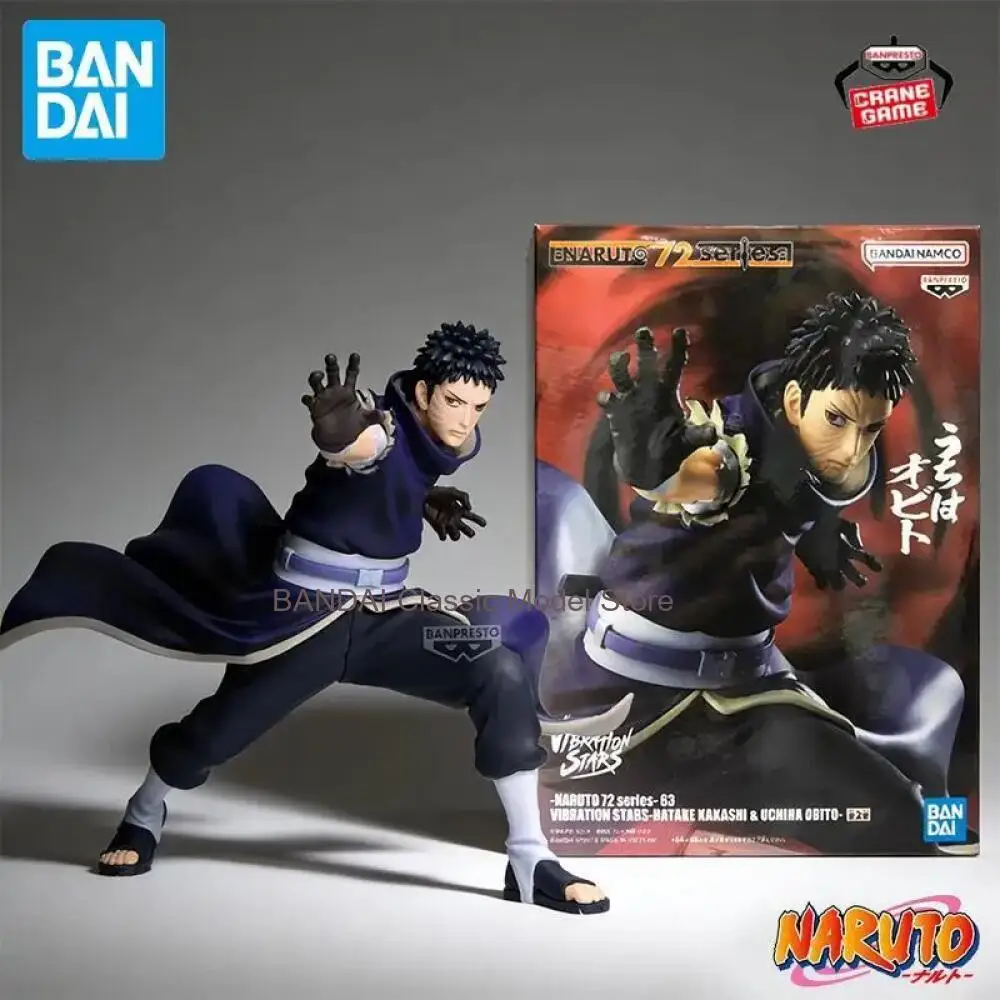 

Bandai Original Banpresto Naruto 72 Series 63 Vibration Stars Uchiha Obito Action Figures Anime Figuras Cartoon Dolls Toys Gifts