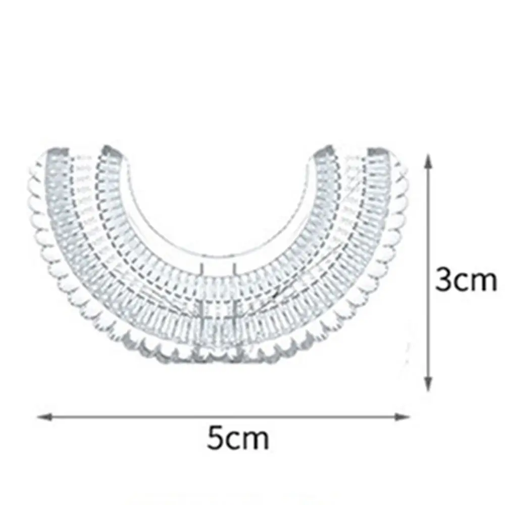 Zahnaufhellung 360 Grad U-förmiger Zahnbürstenkopf Elektrische Zahnbürste Kinder Silikonbürstenkopf Austauschbarer Zahnbürstenkopf