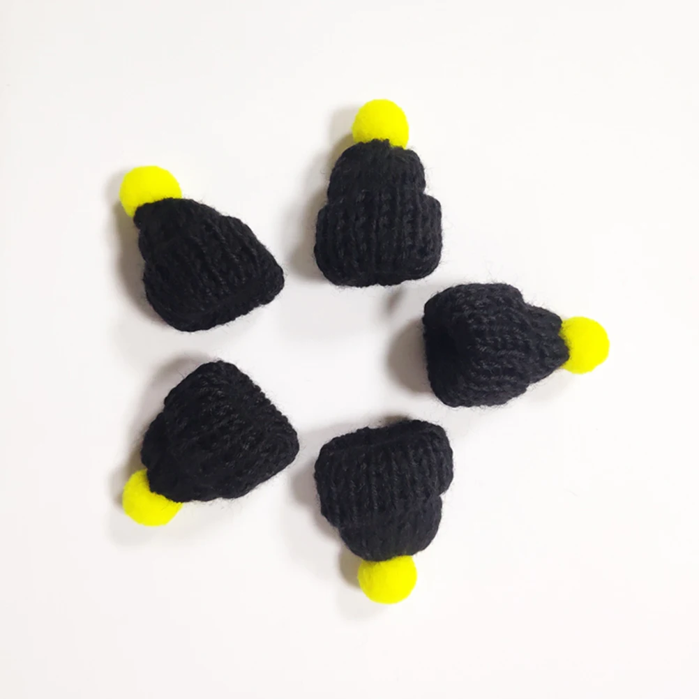 

20Pcs Mini Woollen Christmas Santa Hats DIY Creative Accessories Clothes Shoes Bags Handmade Decoration Ornaments