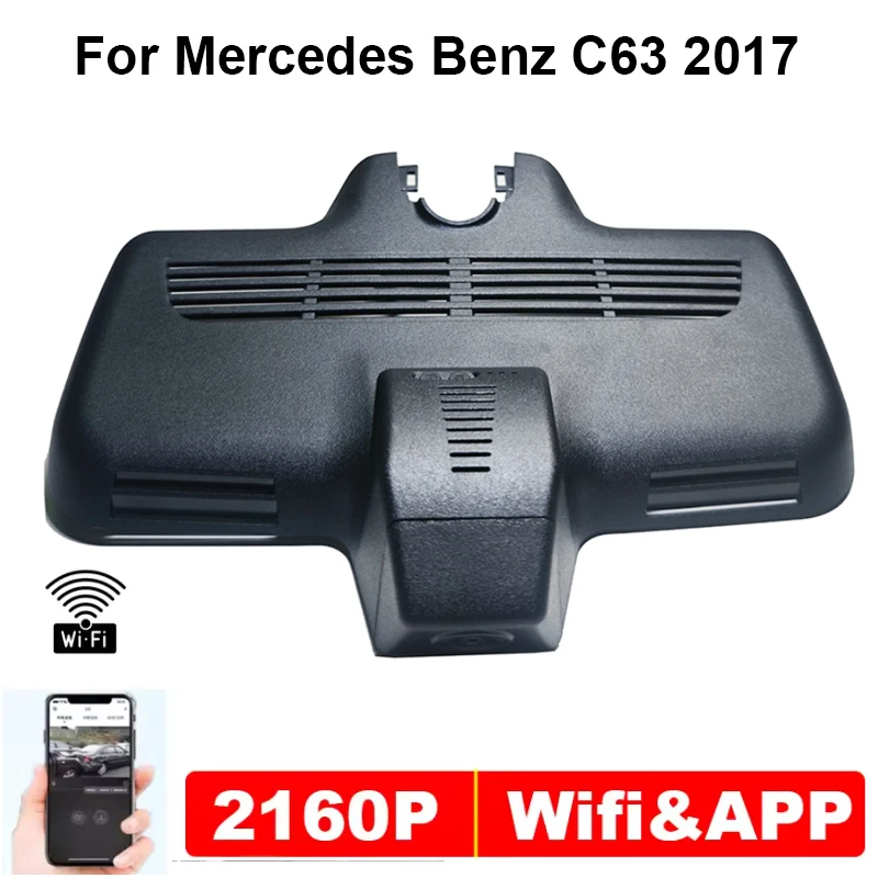 4K Plug and Play Wifi DVR For Mercedes Benz C GLC Class W205 S205 43 350 400 C63 C63s GLC250 C350e C220d C450 2017 2018 2019