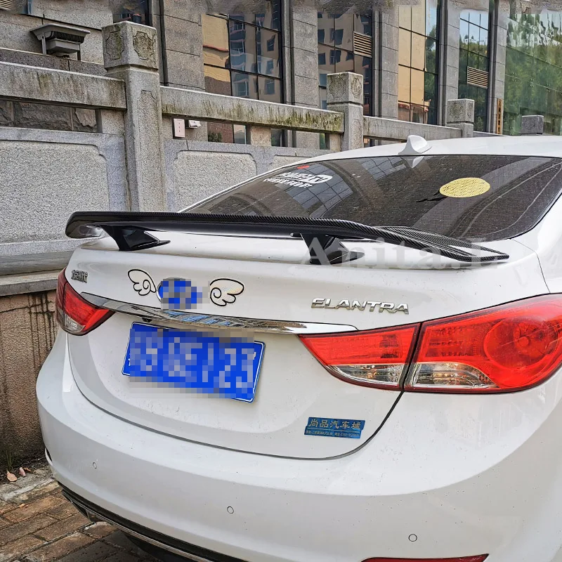 

For Hyundai Elantra Sedan Spoiler 2012-2017 Quality ABS Material Trunk Spoiler Rear Wing Retrofit Body Kit Decorate Accessories