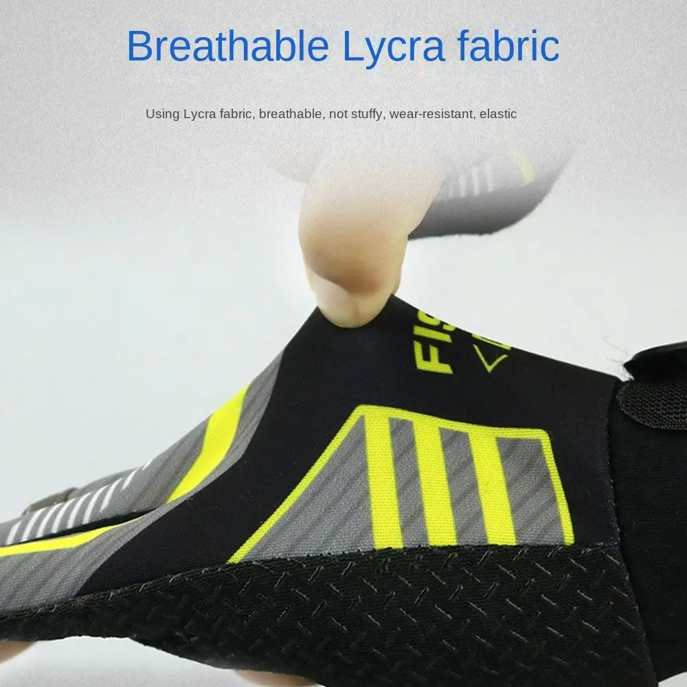 New Ice Silk Fishing Gloves Anti-Slip Neoprene Cloth Three Finger Cut Gloves Sunscreen Thin 3 Finger Glove Fish Equipment
