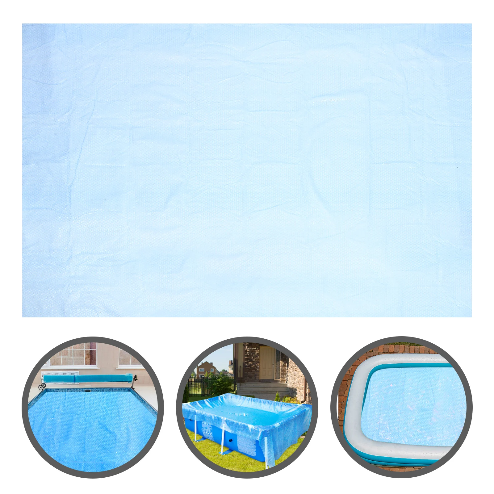 

Durable Pe Pool Protective Cover Insulation Bubble Layer Rectangular Swimming Pool Cover Foldable Waterproof Thermal Insulation